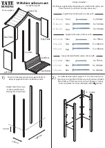 Preview for 1 page of TATE FENCING Wiltshire arbour seat Installation Manual