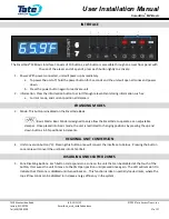 Preview for 17 page of Tate SmartAire MZ Basic User & Installation Manual