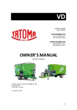 Tatoma VD-175 Owner'S Manual preview