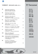 Preview for 1 page of TATRAMAT ELOV 121 Instructions For Installation And Use Manual