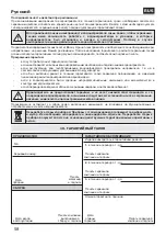 Preview for 58 page of TATRAMAT ELOV 121 Instructions For Installation And Use Manual