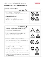 Предварительный просмотр 3 страницы tatsuno ULTRA FN-1025 Series Instruction And Maintenance Manual