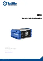 Предварительный просмотр 1 страницы Tattile F01750 Reference Manual