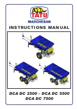 Tatu Marchesan DCA DC 2500 Instruction Manual preview