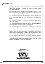 Preview for 3 page of Tatu Marchesan DCA2 10500 MC Instruction Manual