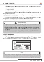 Preview for 5 page of Tatu Marchesan GNL Operator'S Manual