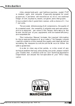 Preview for 3 page of Tatu Marchesan PHP 3 Instruction Manual