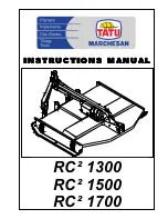 Tatu Marchesan RC2 1300 Instruction Manual preview