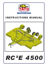 Tatu Marchesan RC2E 4500 Instruction Manual preview