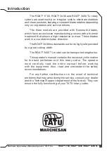 Preview for 3 page of Tatu Marchesan ROAT2 1700 Operator'S Manual