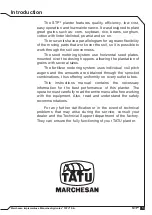 Preview for 3 page of Tatu Marchesan STP2 Instruction Manual