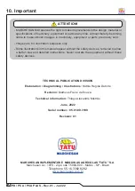 Preview for 128 page of TATU PD PLUS Operator'S Manual