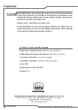 Предварительный просмотр 56 страницы TATU PHT FLEX Operator'S Manual