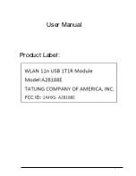 Tatung A28188E Manual preview