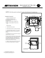 Preview for 1 page of Tatung none Installation Instruction