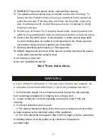 Preview for 3 page of Tatung TICT-1500W User Manual