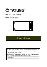 Preview for 1 page of Tatung TMO-7D-BK Owner'S Manual