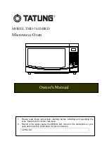 Tatung TMO-7GD-BKD Owner'S Manual preview