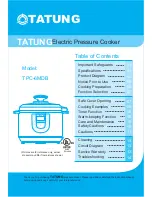 Tatung TPC-6MDB Instructions Manual preview