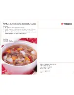 Предварительный просмотр 4 страницы Tatung TPC Recipe Booklet