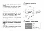 Preview for 4 page of Tatung TSB-3016EA Instructions For Use Manual