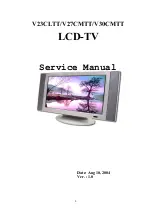 Preview for 1 page of Tatung V23CLTT Service Manual