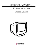 Предварительный просмотр 1 страницы Tatung VM5ERDA Service Manual