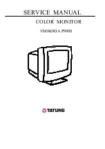 Предварительный просмотр 1 страницы Tatung VM9K9DA P990S Service Manual