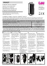 tau 900PIVOT Quick Start Manual предпросмотр