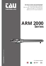 tau ARM 3000 Series Use And Maintenance Manual preview