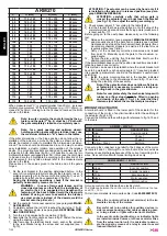 Preview for 14 page of tau ARM200 Series Use And Maintenance Manual