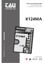 Предварительный просмотр 1 страницы tau K124MA Installation Manual