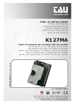 tau K127MA Installation Manual preview