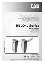 Preview for 1 page of tau RBLO-IL Use And Maintenance Manual