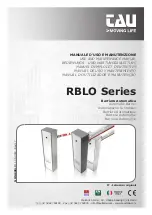 Preview for 1 page of tau RBLO Series Use And Maintenance Manual