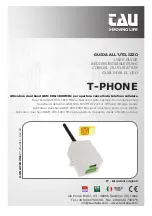 Preview for 1 page of tau T-PHONE User Manual