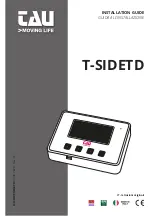 tau T-SIDETD Installation Manual preview