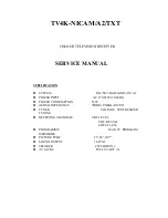 Tauras TV4K-NICAM/A2/TXT Service Manual предпросмотр