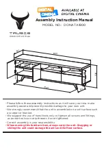 Preview for 1 page of Tauris DONATA1800 Assembly & Instruction Manual