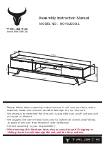 Tauris NOVA2000LL Assembly & Instruction Manual preview