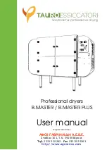 Tauro Essiccatori B.MASTER User Manual preview