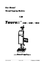 Taurox 120 User Manual preview