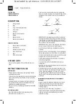 Preview for 8 page of Taurus Alpatec FRESKO FOREST 3B Instructions For Use Manual