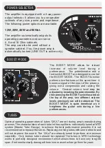 Предварительный просмотр 10 страницы Taurus Amplification SH 7 APOGEE Plus Owner'S Manual