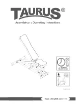 Taurus 1170 Assembly And Operating Instructions Manual preview