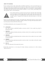 Preview for 6 page of Taurus 3D Smith Machine Assembly And Operating Instructions Manual