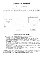 Taurus 80 Quick Start Manual предпросмотр