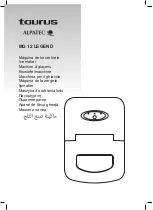 Preview for 1 page of Taurus ALPATEC MG 12 LEGEND Manual