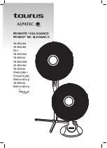 Preview for 1 page of Taurus ALPATEC PONENT 16C ELEGANCE Manual