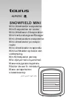 Предварительный просмотр 1 страницы Taurus ALPATEC SNOWFIELD MINI Manual